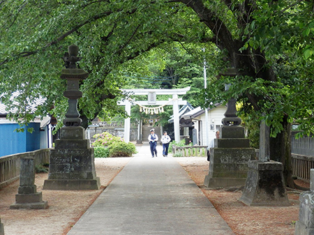 前玉神社にて